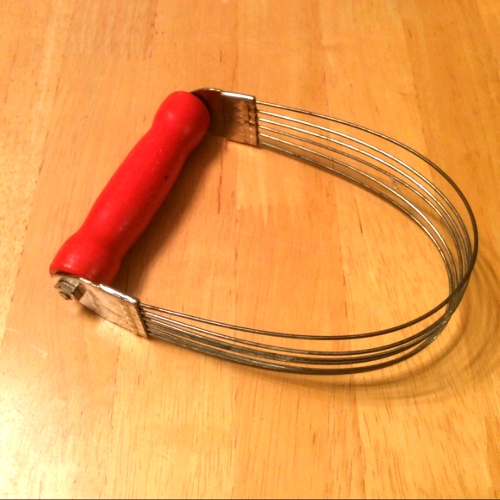 Antique Androck Pasta Blender Wooden Handle